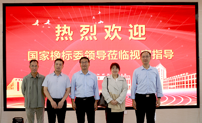 國家橡標委領導蒞臨江昕科技視察指導